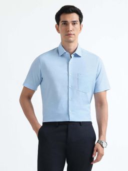 Arrow - Blue Solid Cotton Regular Fit Shirt