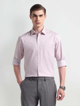 Arrow - Pink Checks Cotton Regular Fit Shirt