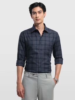 Arrow - Blue Checks Cotton Regular Fit Shirt