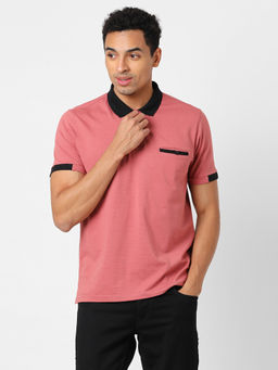 Campus Sutra - Men Solid Stylish Casual Polo T-shirts