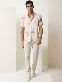 Rare Rabbit - Bourbon Beige Shirt