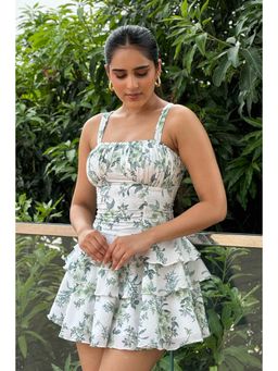 Myclo - Elsie Printed Frill Dress