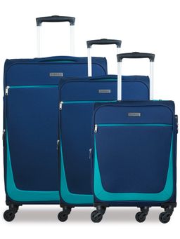 CARRIALL - Sharp Navy Blue Large, Medium and Small Luggage Bag (Set of 3)