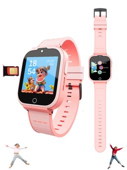 Spiky - Cyclops 4G Video Calling Dewatering Waterproof Smartwatch with GPS - Pink