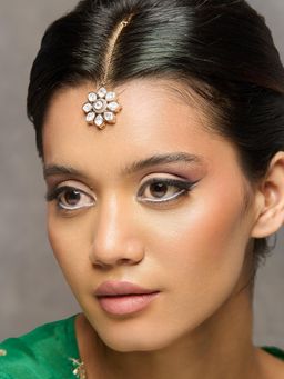 Curio Cottage - Kundan Flora Maang Tikka