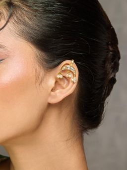 Curio Cottage - Crescent Glow Ear Cuff