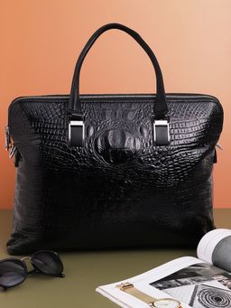 Haute Sauce - Women Textured Black Laptop Bag