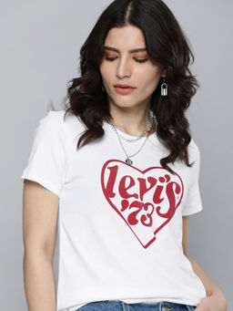 Levi's - Womens White Regular Fit T-shirt