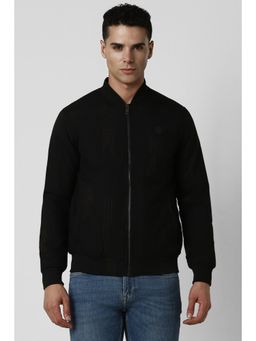 Van Heusen - Men Black Patterned Casual Jacket