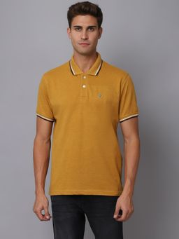 Cantabil - Men Mustard T-shirt