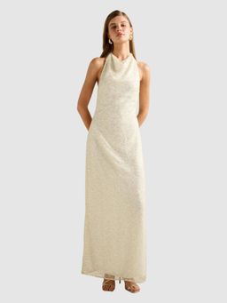 Forever New - Miranda Sequin Halter Maxi Dress