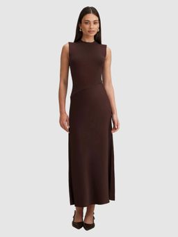 Forever New - Jayden Satin Mixed Midi Dress