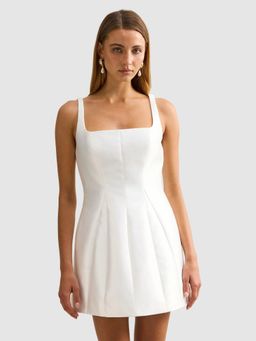 Forever New - Kaitlyn Structured Satin Mini Dress