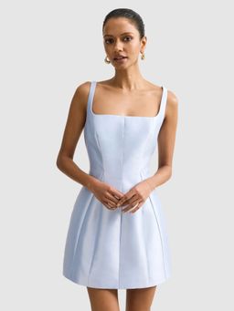 Forever New - Kaitlyn Petite Structured Satin Mini Dress