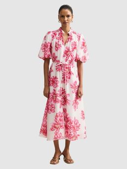 Forever New - Macey Petite Floral Midi Dress with Belt