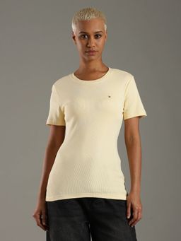 Tommy Hilfiger - Solid Slim Fit Cotton T-Shirt