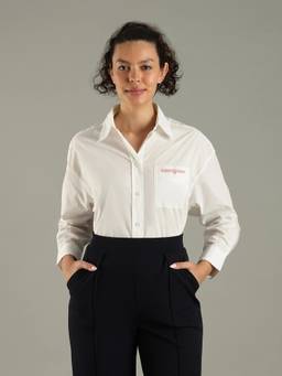 Tommy Hilfiger - Solid Relaxed Fit Cotton Shirt