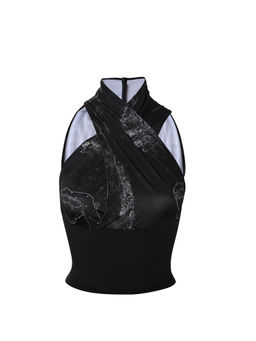 No Grey Area - Surrealist Cross-Layer Top