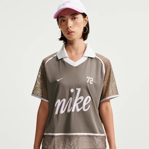 Nike Sportswear - Women's Lace Polo Jersey Top