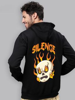 Mad Over Print - Black Silence Hoodie
