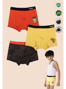 TRESNOVA - Boys Multi-Color Cotton Trunks (Pack of 3)