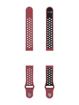 Noise - 22 MM Sports Edition Double Color Smart Watch Strap (Wine Black)