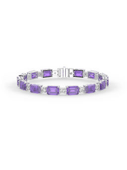 MISS JO - Purple Amethyst Elegance Tennis Bracelet