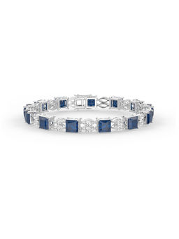 MISS JO - Blue Sapphire Symphony Tennis Bracelet