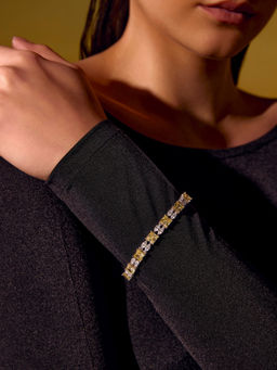 MISS JO - Yellow Royal Marquise Tennis Bracelet