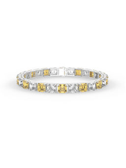 MISS JO - Yellow Ruby Regal Tennis Bracelet