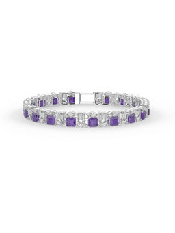MISS JO - Purple Amethyst Rhapsody Tennis Bracelet