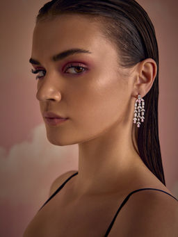 MISS JO - Pink Delicate Balancing Danglers