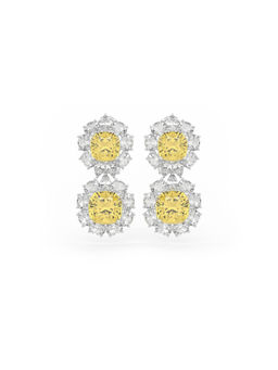 MISS JO - Yellow Double Cascade Drop Earrings