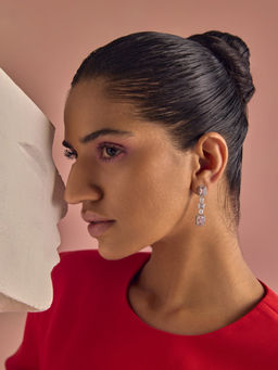 MISS JO - Pink Romantic Sway Dangler Earrings