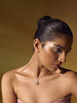 MISS JO - Yellow Sunshine Sparkle Pendant Necklace