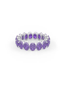 MISS JO - Purple Wreathed Harmony Wedding Ring