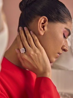 MISS JO - Pink Blooming Galleria Engagement Ring