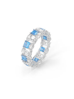 MISS JO - Aqua Eternal Azure Wedding Band Ring