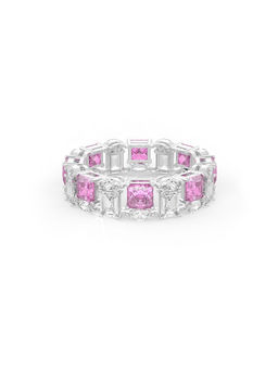 MISS JO - Pink Eternal Azure Wedding Band Ring