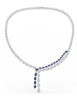 MISS JO - Navy Blue Ophidian Grace Necklace