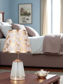 Aarvi Decor - Beige Gold Table Lamp
