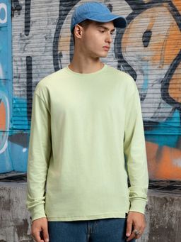 Bewakoof - Men's Green Oversized T-shirt