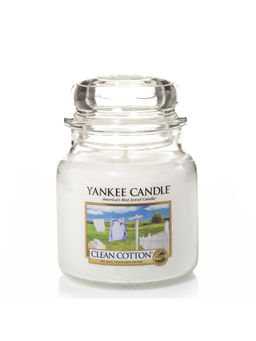 Yankee Candle - Classic Medium Jar Clean Cotton Scented Candle