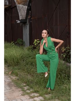 Label Suravika S - Green Parakeet Co-Ord (Set of 2)