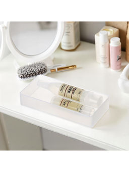 STOR - Stackable White Polypropylene Organiser