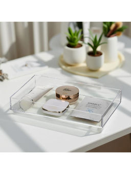 STOR - Clear Acrylic Stackable Make Up Organiser