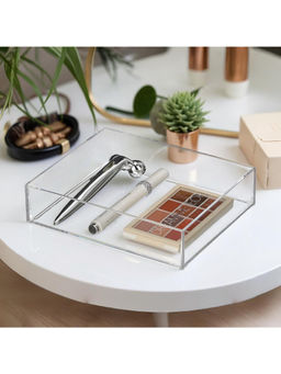 STOR - Clear Acrylic Stackable Make Up Organiser