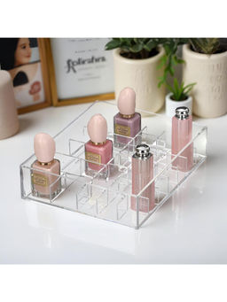 STOR - Clear Acrylic Stackable Make Up Organiser