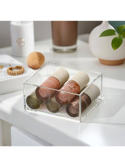 STOR - Clear Acrylic Stackable Make Up Organiser