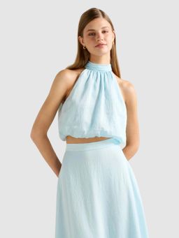 Forever New - Maisie Halter Tie Up Top